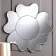 Petal Form Round Wall Mirror